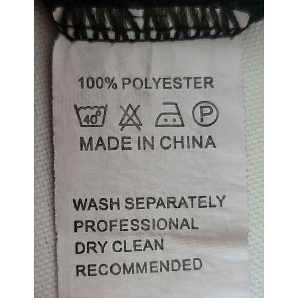 Glorystar Women's Sheer Lined Dress Tunic Top Sleeveless Black Polyester XXL - Picture 6 of 10